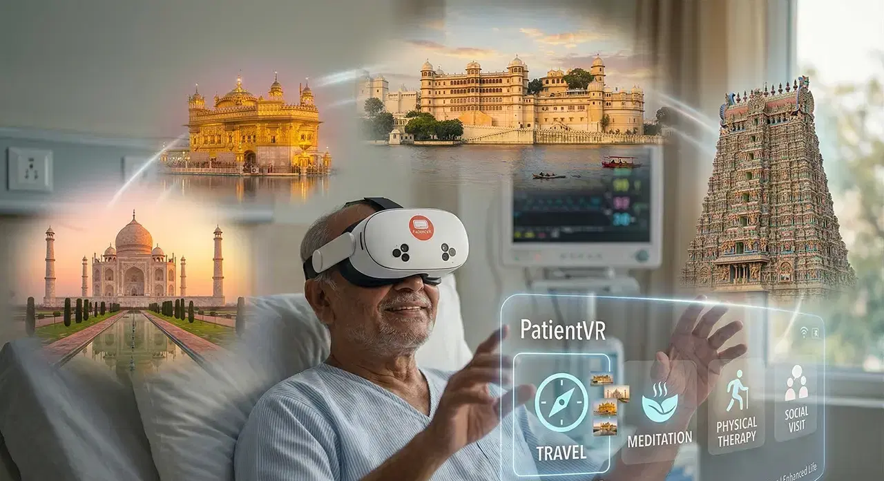 PatientVR PRO headset management dashboard